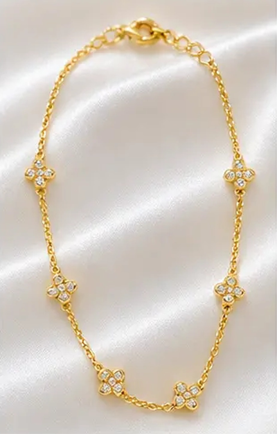 Pulseira Flores 16cm