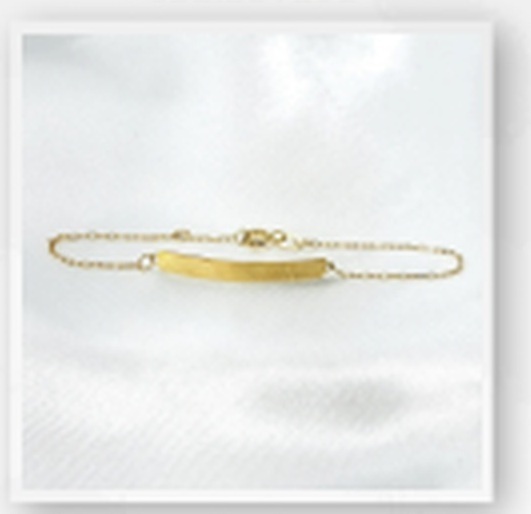 Pulseira Infantil Chapa Personalizada