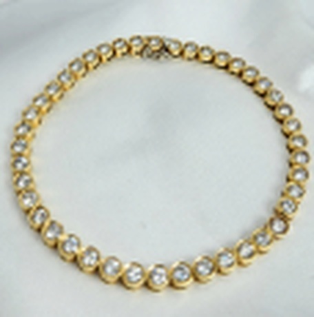 Pulseira Riviera 43 Brilhantes 17cm