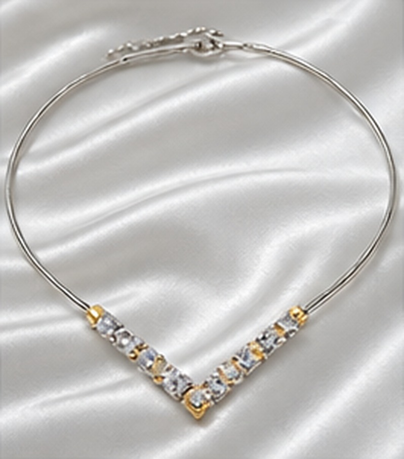 Colar Choker 16 Zircônias